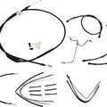 Burly Handlebar Cable/Line Kit for 16" Hangers w/o ABS Black #B30-1171