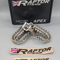 Raptor Apex Titanium Footpegs RX065 KTM/Gas/Husqvarna 50 SX/65 SX/MC 65 2024