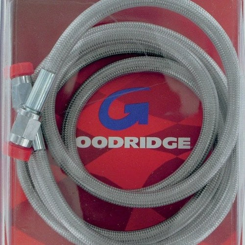 Goodridge Universal Brake Line 54" Clear Coat w/Chrome Ends
