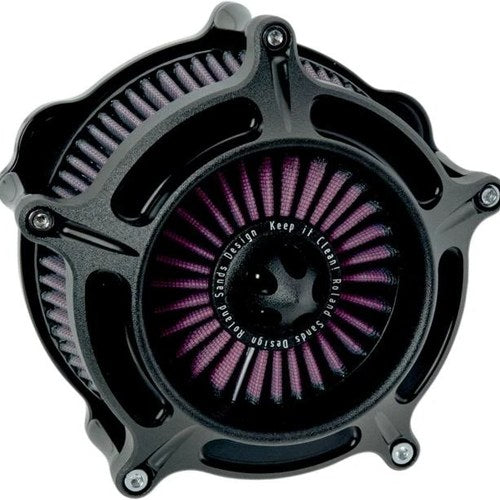 Rsd Turbine Air Cleaner Black Ops #0206-2038-SMB Harley Davidson