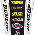 Factory Effex Rear Fender Graphics Universal I Style Black/White
