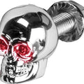 HardDrive Lighted Skull License Plate Screw Red