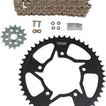 Vortex V3 Hfrs Chain/Sprocket Kit with Steel Rear Gold 15/50T 520SX3-116 CKG6321