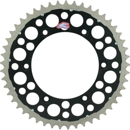 Renthal 520 TwinRing Rear Sprocket 48T Black #2240-520-48GPBK