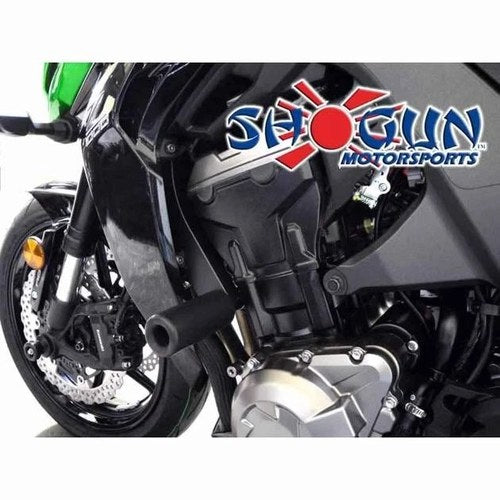 Shogun No-Cut Frame Sliders Black Kawasaki Z1000 2015-2016