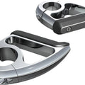 Ciro Engine Guard Toe Rests Chrome 1-1/4" Mount