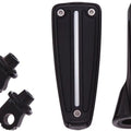 Ciro Male Mount Rail Footpegs Black #61022 Harley Davidson