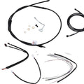 Burly Handlebar Cable/Line Kit for 18" Hangers w/ABS Black #B30-1178