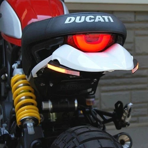 New Rage Cycles Fender Eliminator w/Standard License Bracket #SLED-FE Ducati