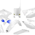 Cycra Powerflow Plastics Kit White #1CYC-9320-42 fits Honda Crf 250/CRF 450