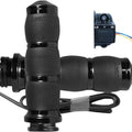 Avon Heated Velvet Air Grips Cable Throttle Black #AIR-96-HT Harley Davidson