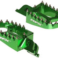 Rfx Pro Aluminum Footpegs Green Fxfr 20100 99GN for Kawasaki KX450F/KX250/KX250F