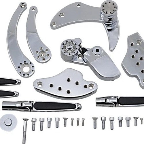 Hawg Halters Forward Control Kit Chrome #FCK-S18C-FR Harley Davidson