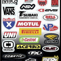 Factory Effex Sponsor Sticker Kit Style C Style