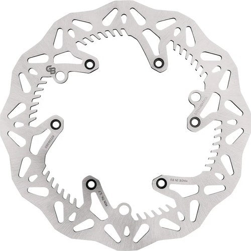 GBrakes Solid Wave Brake Rotor 260mm Front Silver #GBD9022X