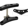 Accutronix 41mm Raked Triple Tree 5 Degree Elite Black TWR541-EB Harley Davidson