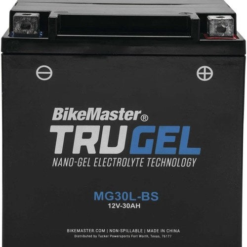 BikeMaster TruGel Battery #MG30L-BS Harley Davidson