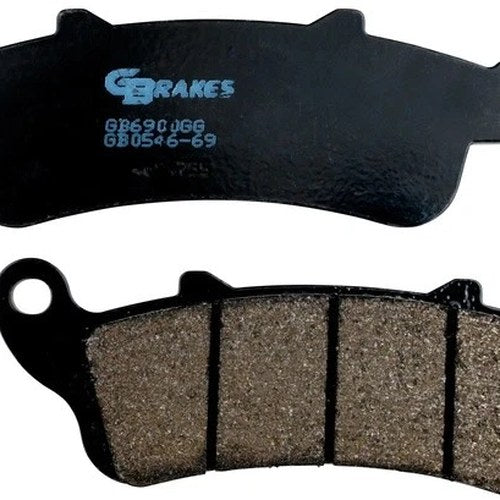GBrakes Semi-Metallic Brake Pads #GB0546-69 for Honda