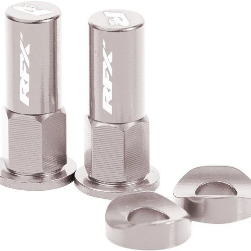 Rfx Rim Lock Nuts & Washer Kit Silver #FXRL 90000 99SV Stark Varg 2023-2024