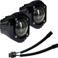 Custom Dynamics Shark Demon LED Fog Lights Gloss Black/Clear #SD-FOG-4W