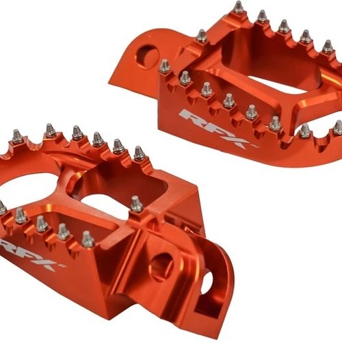 Rfx Pro Aluminum Footpegs Orange #FXFR 50100 99OR KTM