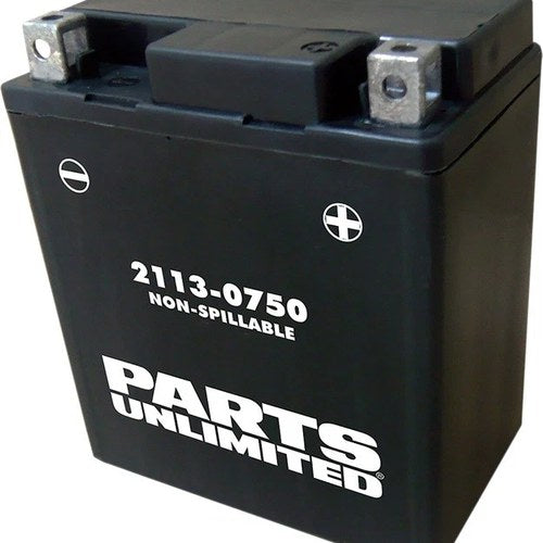 Parts Unlimited Agm Maintenance Free Battery 12V YTX7L #266545 for Aprilia/Honda