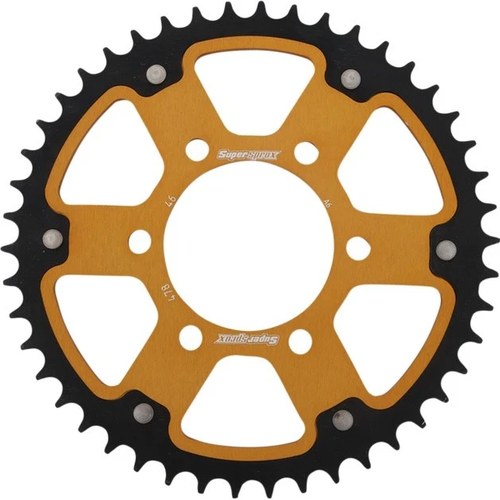 Supersprox Stealth Rear Sprocket 520 46T Gold #RST-478-46-GLD for Kawasaki