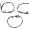 Stainless Steel Front Brake Hose 3 Piece for Harley-Davidson
