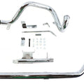 True Dual Exhaust Pipe System Chrome for Harley-Davidson