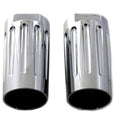 Chrome Milled Fork Slider Cover Set for Harley-Davidson