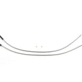 Stainless Steel Throttle and Idle Cable Set for Harley-Davidson