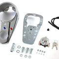 Chrome Three Light Dash Panel Kit for Harley-Davidson