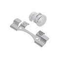 Chrome Fuel Door Push Button Gas Tank Fit For Harley Touring Electra Glide 92-20