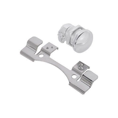 Chrome Fuel Door Push Button Gas Tank Fit For Harley Touring Electra Glide 92-20