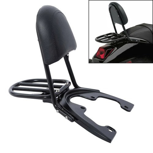 Sissy Bar Backrest Luggage Rack Fit For 07-2011 Harley Vrscdx V-Rod Vrscaw Vrscx