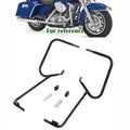 Gloss Black Guard Bar Saddlebag Bracket Fit For Harley Electra Street Glide 2008