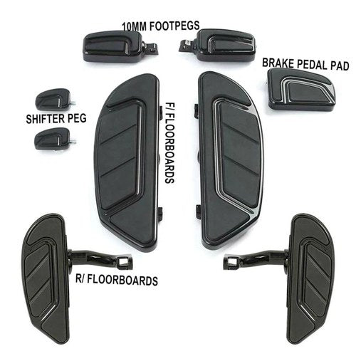 Ride Rear Floorboard/Foot pegs/Shifter/Brake/Pad Fit For Harley Touring models