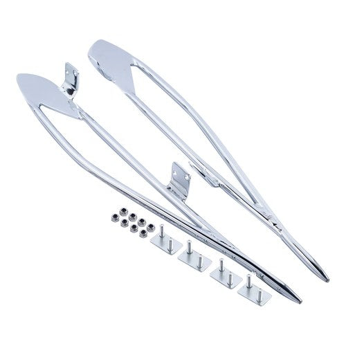 Steel Saddlebag Protector Trim Rails Fit For Indian Chieftain 14-18 Roadmaster