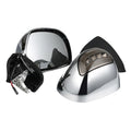 Chrome Rearview Mirrors LED Turn Signals fit for Honda Goldwing GL1800 2001-2017