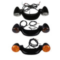 Rear Turn Signal LED Brake Light Bar gloss black Fit For Harley Flhx 2010-2020
