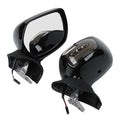 Pair Black Rear view Mirrors LED Turn Signals Fit For Honda GL1800 F6B 2013-2017