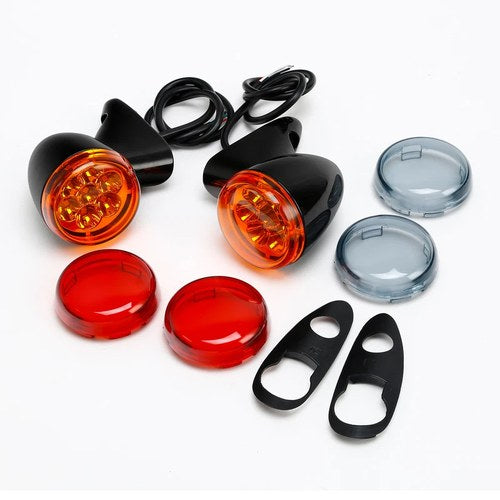 Front Turn Signals Light Bracket 4 Wires Fit For Harley Road glide 2015-2024