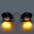 Rearview Mirrors W/ LED amber Turn Signals Fit For Honda Goldwing GL1800 01-17