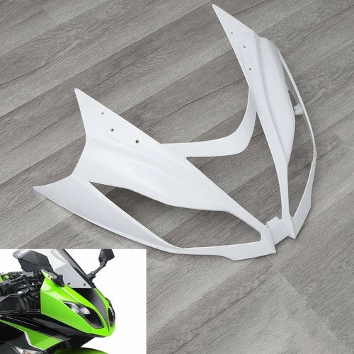 Upper Front Fairing Injection Cowl Nose Fit For Kawasaki Ninja ZX-6R ZX636 13-18