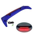 Blue Trunk Spoiler LED Rear Brake Light Fit For Honda Goldwing 1800 GL1800 01-17