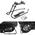 Black Saddlebags Conversion Brackets Fit For Harley Softail Deluxe 1984-2017