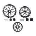 26" Front & 18'' Rear Wheel Rim Hub Belt Pulley Fit For Harley Touring 1997-2008