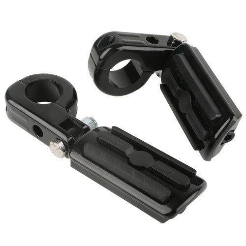 1.25" 32mm Engine Guard Crash Bar Foot Pegs / Mount Fit For Harley Touring Black