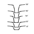 8''/12''/14''/16''/18'' Rise 1'' Handlebar Bar Fit For Harley Flst Fxst Dyna