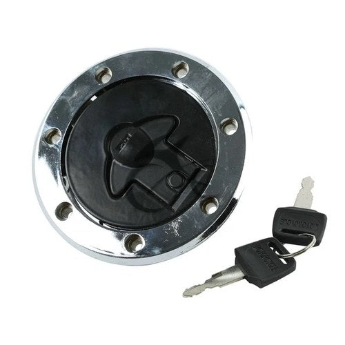 Fuel Gas Cap Cover Lock with Keys Fit For Kawasaki Ninja ZX-6R ZX-7R ZXR-250 400